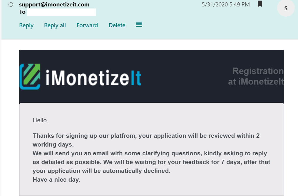 Buy Approved Imonetizeit Account