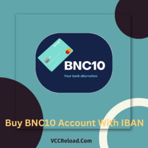 Buy BNC10 Account With IBAN